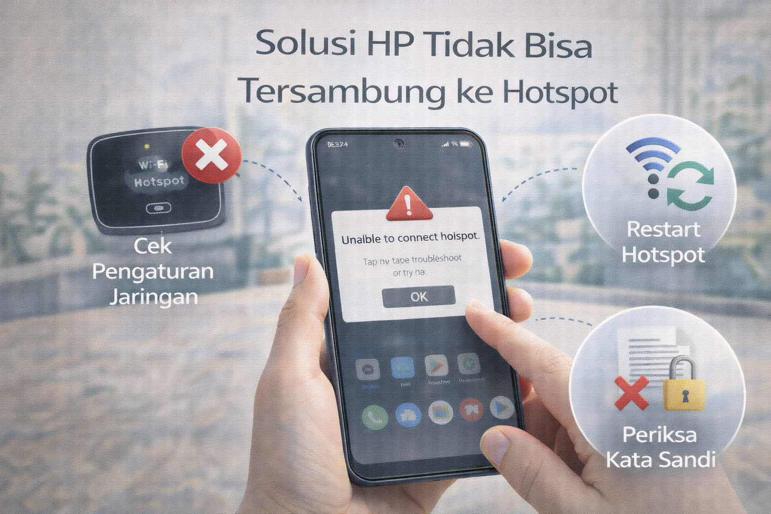 Penyebab Hotspot HP Tidak Menyala