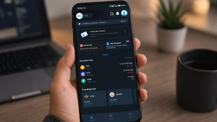 Aplikasi Indodax